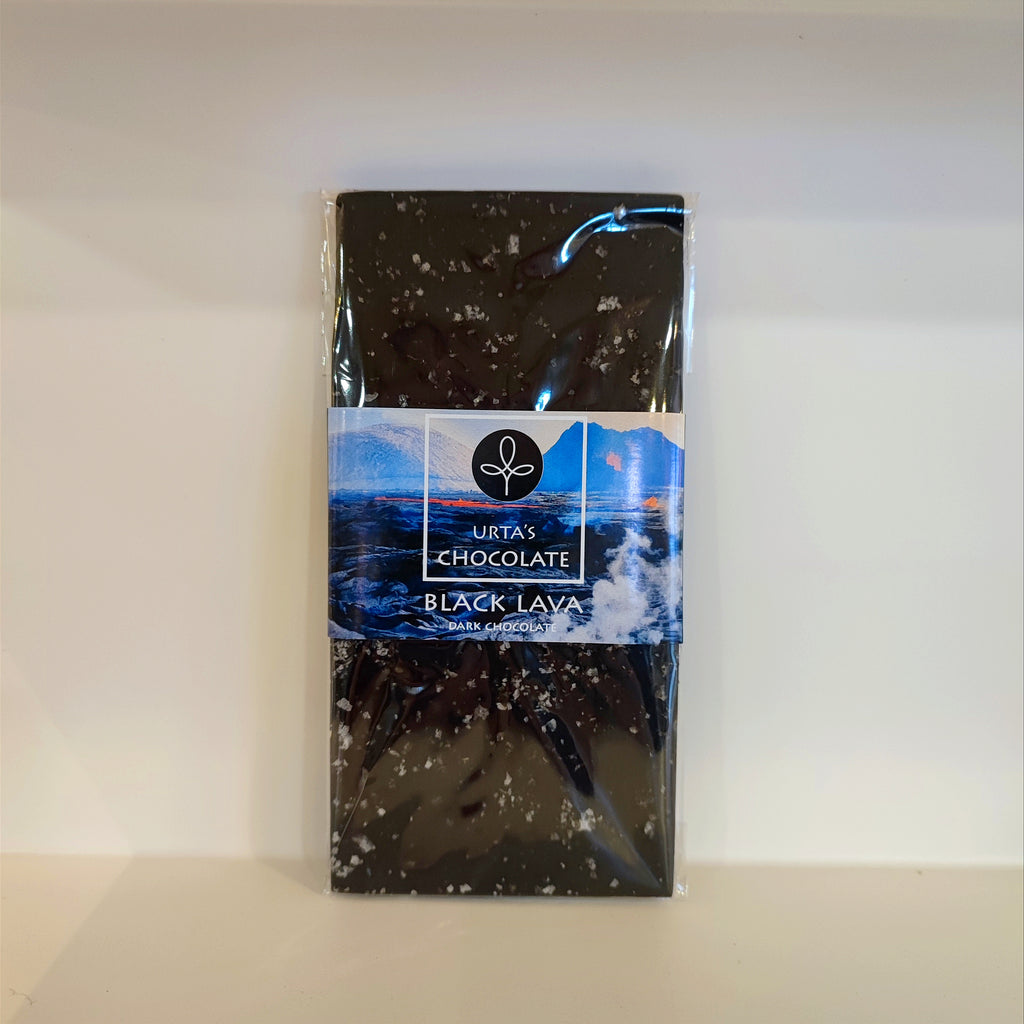 Dark Chocolate with Black Lava salt